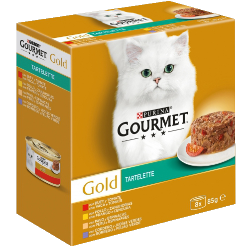 PURINA® GOURMET® Gold Tartelette Pack Surtido 8x85g pack