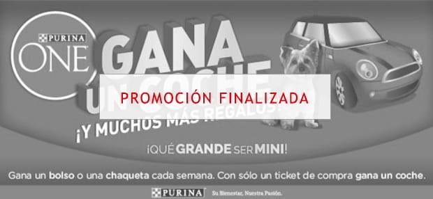 Gana un coche y más regalos con Purina ONE Mini